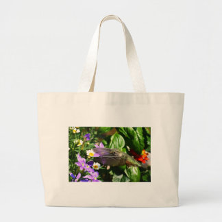 Bolsa Tote Grande Saco de Beija-flor