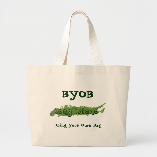 Bolsa Tote Grande Saco de BYOB (Frente)