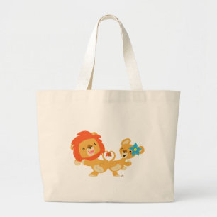 Bolsa Tote Grande Saco de casal de leão dançante
