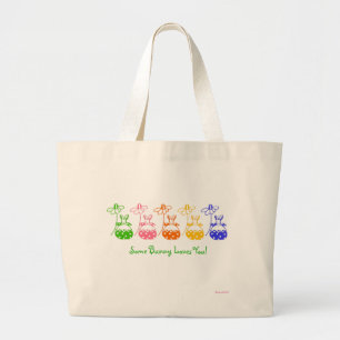 Bolsa Tote Grande saco de coelhinho de margarida