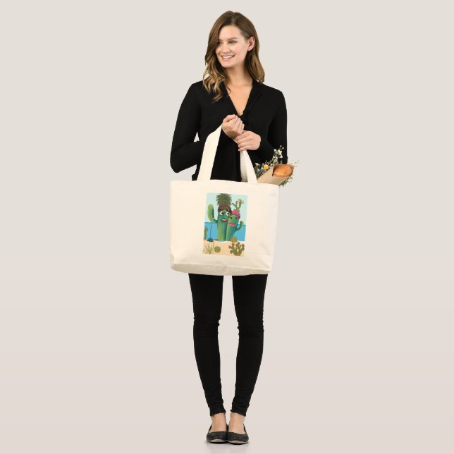Bolsa Tote Grande Saco de compras (Frente (modelo))