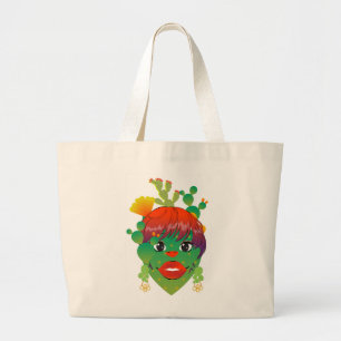 Bolsa Tote Grande Saco de compras Cacti