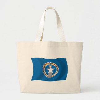 Bolsa Tote Grande Saco de Compras com a Bandeira das Ilhas Marianas 