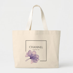 Bolsa Tote Grande Saco de Compras com Citação Inspiradora