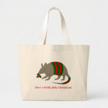 Saco de Compras do Tatu de Natal