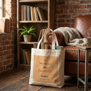 Bolsa Tote Grande Saco de Compras para Amante de Livros
