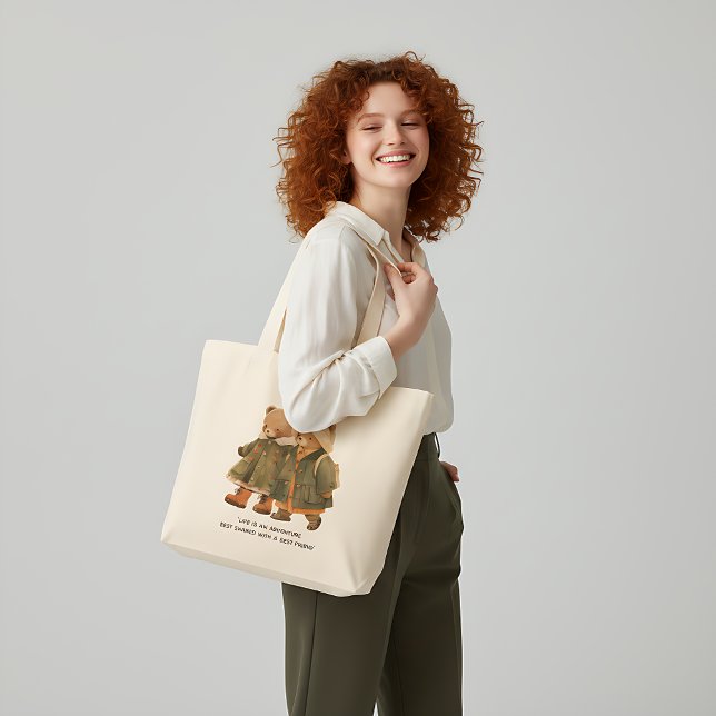 Bolsa Tote Grande Saco de Compras Presente para Melhor Amigo (Criador carregado)