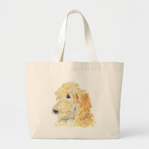 Bolsa Tote Grande Saco de creme de Labradoodle #2