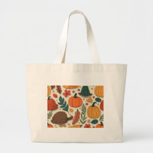Bolsa Tote Grande Saco de eco do dia de Ação de Graças