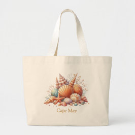 Bolsa Tote Grande Saco de ferramentas da Seashell Personalizado