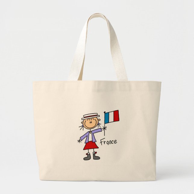 Bolsa Tote Grande Saco de France (Frente)