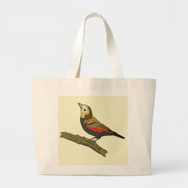 Bolsa Tote Grande Saco de Frutas e Fauna (Frente)