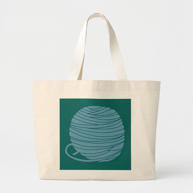 Bolsa Tote Grande Saco de Frutas e Fauna (Frente)