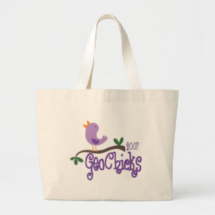 Bolsa Tote Grande Saco de Geochicks 2007