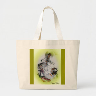 Bolsa Tote Grande Saco de Guan Yin