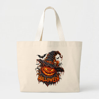 Bolsa Tote Grande saco de Halloween k Design | Temporada Assustadora