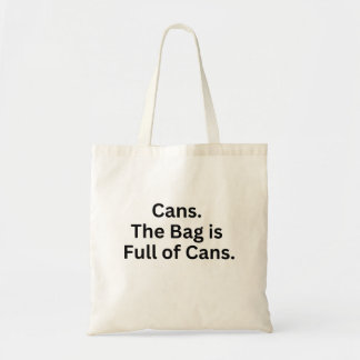 Bolsa Tote Grande Saco de Latas