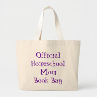 Saco de livro da mamã de Homeschool