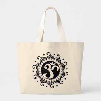 Bolsa Tote Grande Saco de Lotus OM