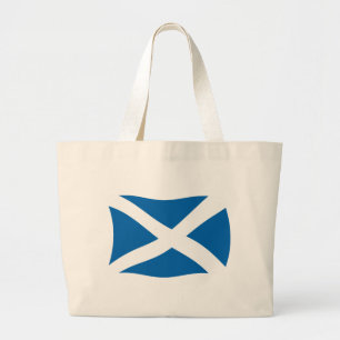 Bolsa Tote Grande Saco de mão com a bandeira da Escócia