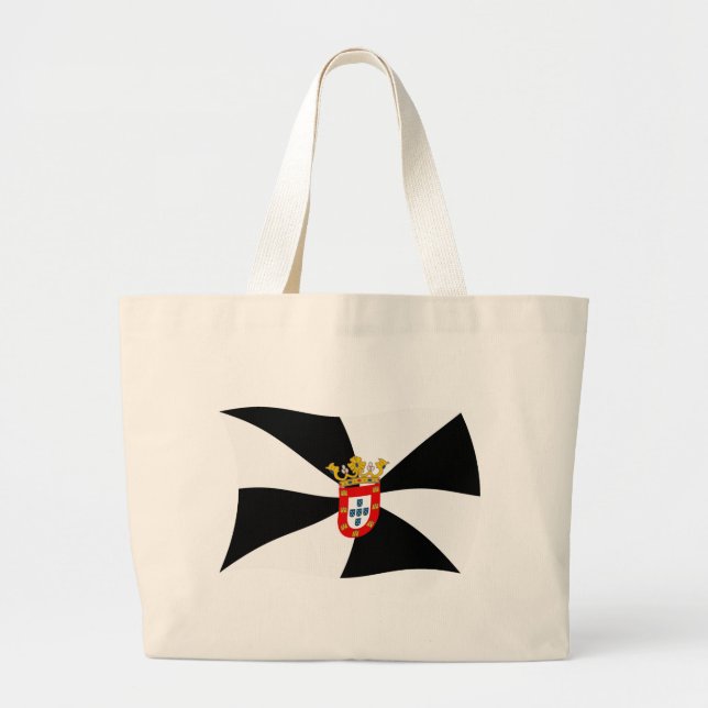 Bolsa Tote Grande Saco de mão com a bandeira de Ceuta (Frente)