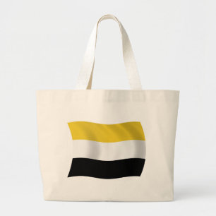 Bolsa Tote Grande Saco de mão com a bandeira Garifuna