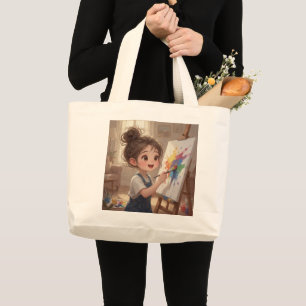 Bolsa Tote Grande Saco de mão da Menina Caprichosa