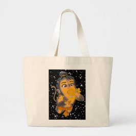 Bolsa Tote Grande Saco de mão do Menino Hanuman