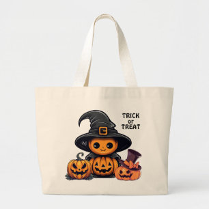 Bolsa Tote Grande Saco de mão: Guloseimas de HALLOWEEN