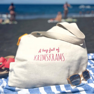 Bolsa Tote Grande Saco de mão jumbo rosa com citação de humor divert