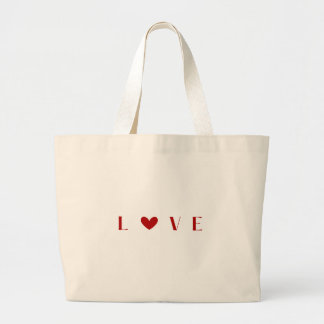 Bolsa Tote Grande Saco de mão minimalista Love para ela