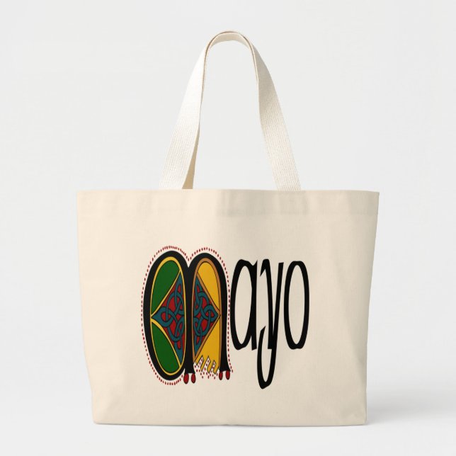 Bolsa Tote Grande Saco de Mayo do condado (Frente)