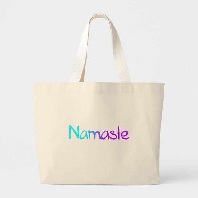 Bolsa Tote Grande Saco de Namaste (Frente)