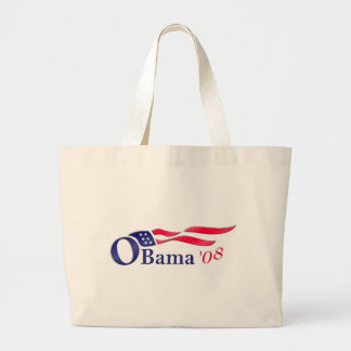 Bolsa Tote Grande Saco de Obama 08