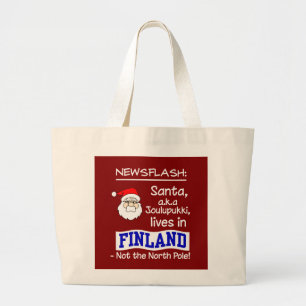 Bolsa Tote Grande saco de papais noeis