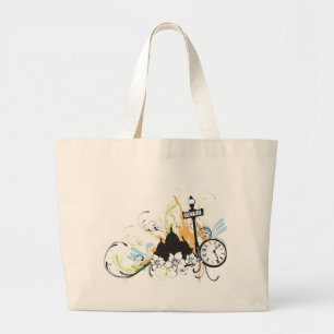 Bolsa Tote Grande Saco de Paris
