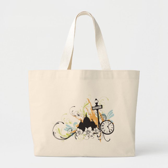 Bolsa Tote Grande Saco de Paris (Frente)