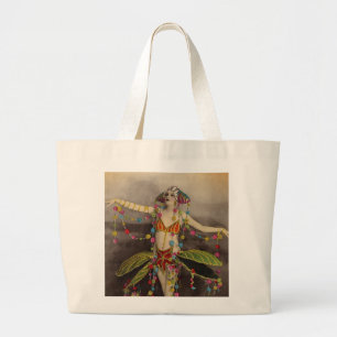 Bolsa Tote Grande Saco de Paris do vintage