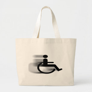 Bolsa Tote Grande Saco de pressa da cadeira de rodas