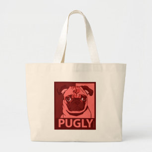 Bolsa Tote Grande Saco de Pugly
