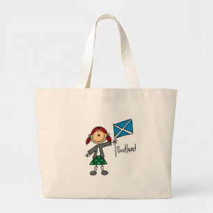 Bolsa Tote Grande Saco de Scotland