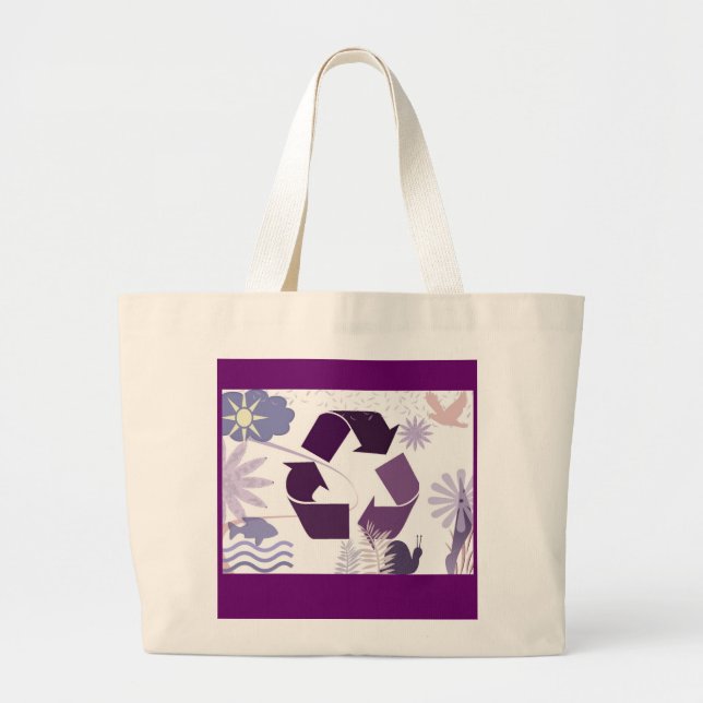 Bolsa Tote Grande Saco de terra (Frente)