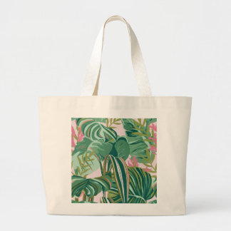 Bolsa Tote Grande Saco de Toque Tropical