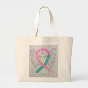 Bolsa Tote Grande Saco de Toques Personalizado de Fita de Sensibiliz