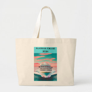 Bolsa Tote Grande Saco de tota de cruzeiro do Alaska