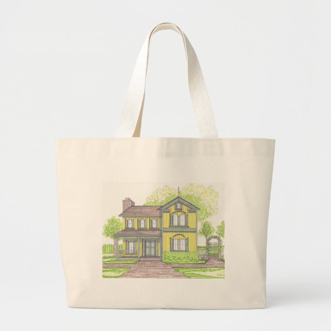 Bolsa Tote Grande Saco de Tota Jumbo FarmHouse (Frente)