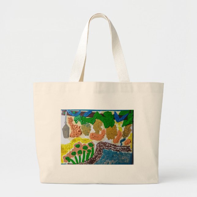 Bolsa Tote Grande Saco de Tote (Frente)