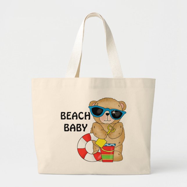 Bolsa Tote Grande Saco de Tote de bebê de praia (Frente)