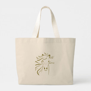 Bolsa Tote Grande Saco de Tote de Cavalo