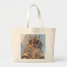 Saco de Tote de Gato Majestoso